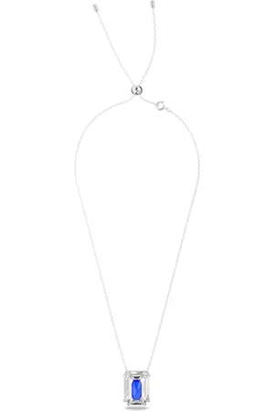 Swarovski Necklaces, female, , ONE SIZE, Chroma Octagon Blue Necklace