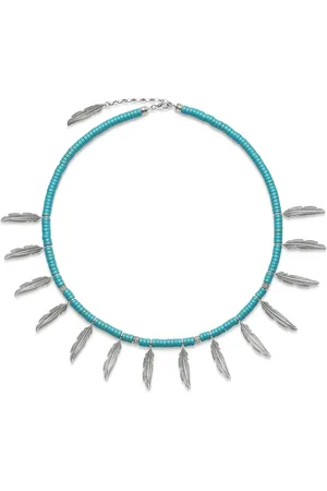 Thomas Sabo Ethno Feather Necklace Sterling Silver