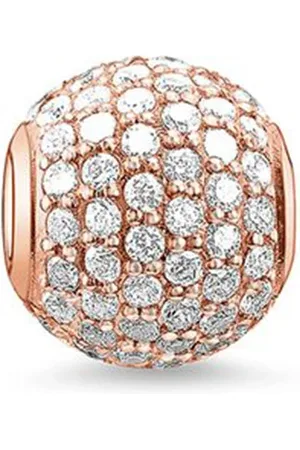Thomas Sabo Rosegold Charm Pendant with Zirconia