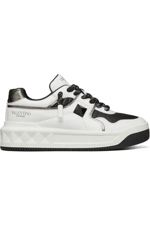 VALENTINO GARAVANI Multicolor Leather Trainers with Chunky Sole