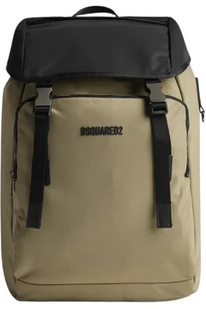 Dsquared2 Bicolor Backpack with Adjustable Drawstring and Zippered Pockets