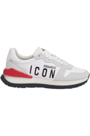 Dsquared2 Sneakers, male, , 7 UK, Icon Leather and Nylon Trainers