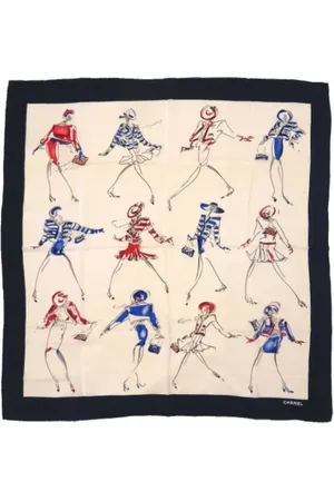 CHANEL Pre-owned Scarves, female, , ONE SIZE, Pre-owned Silk scarves