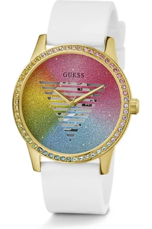 Guess Watches, female, , ONE SIZE, Rainbow Silicone Watch