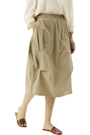 In Front Modern Gianna Skirt Sand
