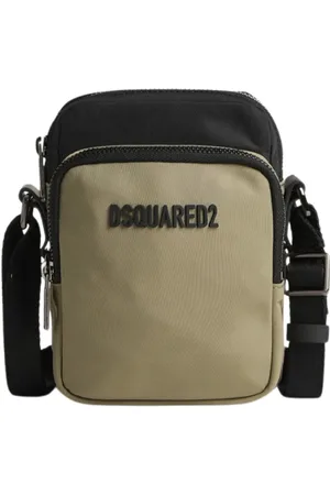 Dsquared2 Messenger Bags, male, , ONE SIZE, Crossbody Bag with Zipper and Logo Pocket
