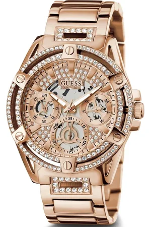 Guess Watches, female, , ONE SIZE, Queen Rosegold Multifunction Watch