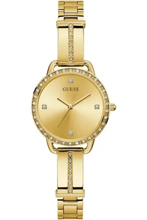 Guess Watches, female, , ONE SIZE, Golden Stainless Steel Analog Watch