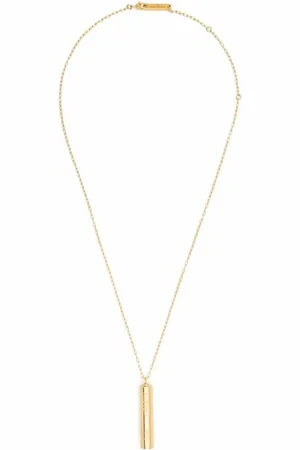 AMBUSH Golden Battery Pendant Necklace