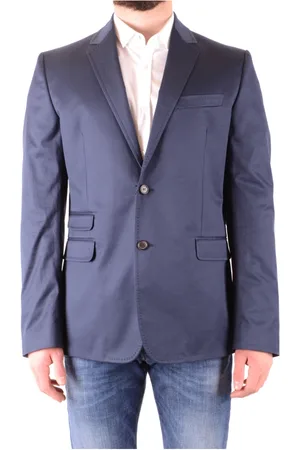 Dsquared2 Blazers, male, , L, Sophisticated Purple Jacket for Office