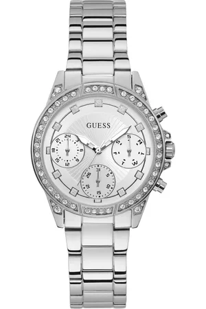 Guess Watches, female, , ONE SIZE, Gemini Silver Bracelet Watch