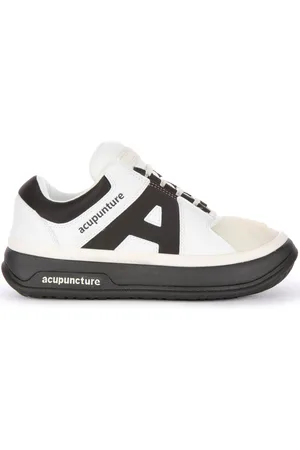 Acupuncture Sneakers, female, , 6 UK, Black White Low Top Trainers