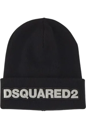 Dsquared2 Beanies, male, , ONE SIZE, Wool Logo Hat
