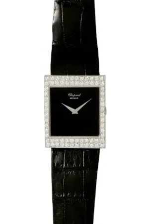 Chopard Pre-owned Watches, female, , ONE SIZE, Pre-owned Leather watches