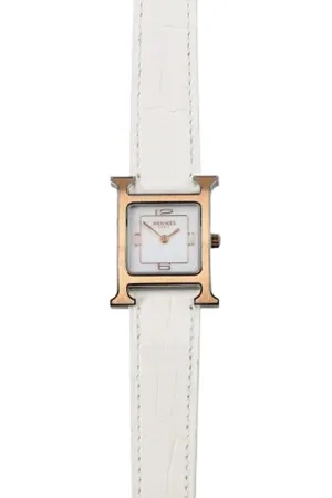 Hermès Pre-owned Watches, female, , ONE SIZE, Pre-owned Leather watches