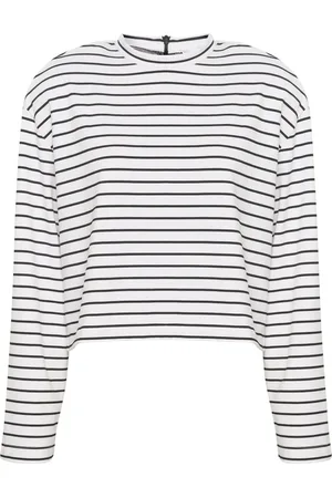 Gestuz Long Sleeve Tops, female, , XL, Striped Top Sibagz