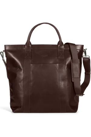 Howard London Tote Bags, male, , ONE SIZE, Dark Leather Tote Bag