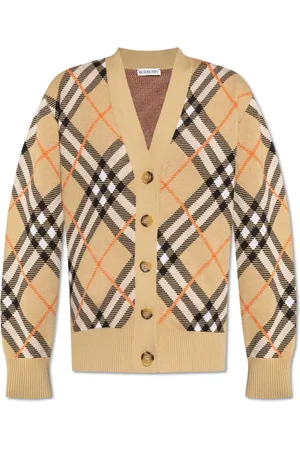 Burberry Check Pattern Cardigan
