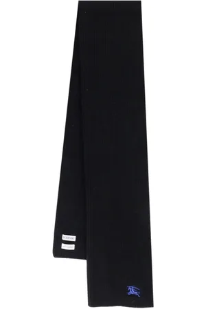 Burberry Winter Scarves, male, , ONE SIZE, Cashmere Ribbed Scarf