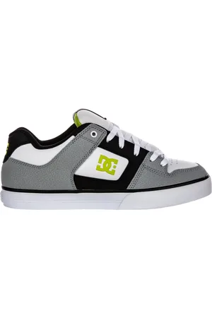Dcshoes Skateboard Trainers White Grey Men