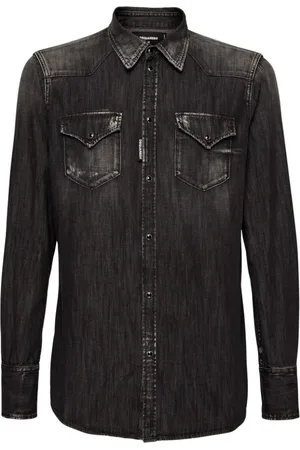 Dsquared2 Dark Wash Denim Shirt