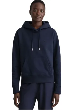 GANT Hoodies, female, , L, Adjustable Cotton Hoodie