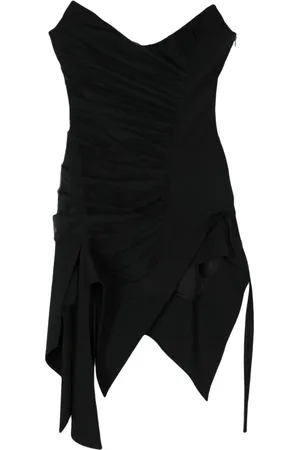 MUGLER Party Dresses, female, , XS, Mesh Panel Dress