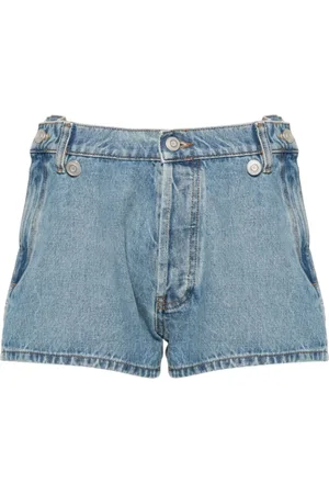 COPERNI Denim Shorts with Belt Loops and Pockets