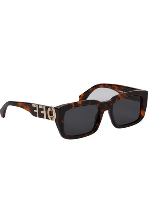 OFF-WHITE Sunglasses, male, , 54 MM, Havana Sunglasses