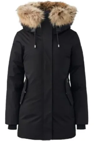 Mackage Winter Jackets, female, , L, Down Parka with Removable Plastron and Nordic Tech Weave