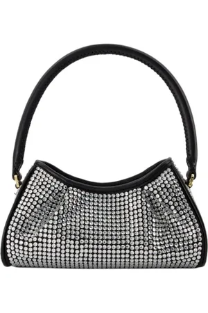 Elleme Shoulder Bags, female, , ONE SIZE, Small Dimple Handbag - - Silver/ - Strass