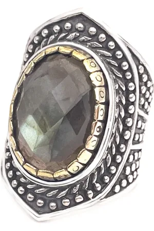 Jalan Jalan Rings, unisex, , 58 MM, Labradorite Faceted Ring
