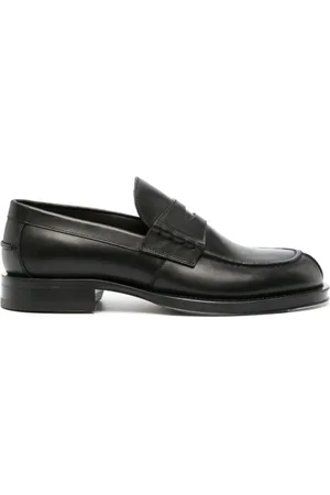 Lanvin Loafers, male, , 7 UK, Penny-Slot Leather Loafers