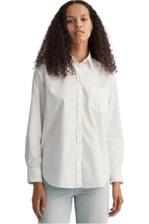 GANT Shirts, female, , M, Relaxed Fit Cotton Poplin Shirt