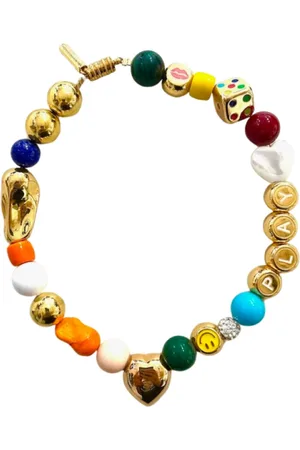 Timeless Pearly Colorful Charm Necklace