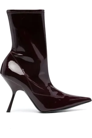 Sergio Rossi High-Shine Pointed-Toe Boots