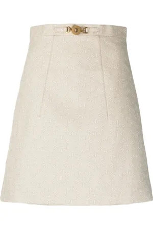 Patou Short Skirts, female, , M, Medallion A-Line Skirt