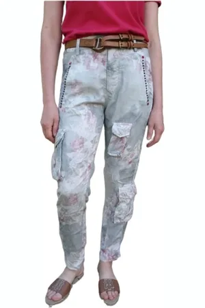 Masons Military-inspired Lyocell Cargo Trousers