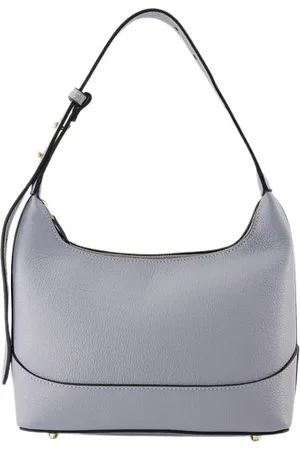 Elleme Shoulder Bags, female, , ONE SIZE, Loop Hobo Bag - - Blue/Black - Leather