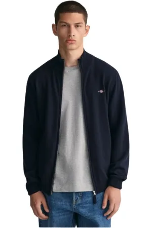 GANT Zip-throughs, male, , M, Zippered Wool Vest
