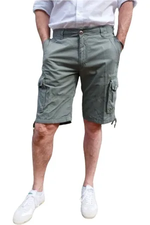 Aeronautica Militare Casual Military Style Cotton Bermuda Cargo