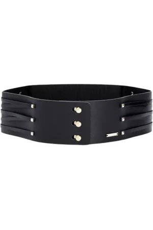 Liu Jo Belts, female, , S, Wide Leather Belt with Easy Fastening