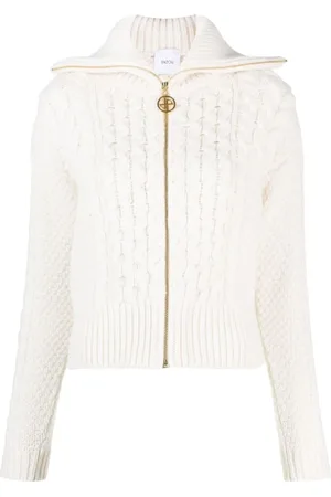 Patou Zip-Fastening Knitted Jumper