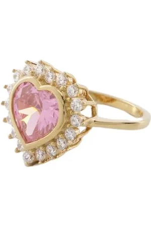 númbering Rose Gold Heart Ring