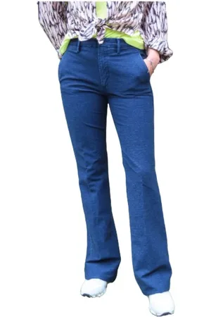 Masons Slim-fit Trousers, female, , XL, New York Flare Denim Trousers