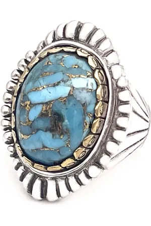 Jalan Jalan Turquoise Mohave Blue Silver Ring