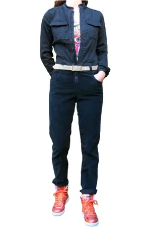Aeronautica Militare Jumpsuits, female, , XS, Bi-material jumpsuit