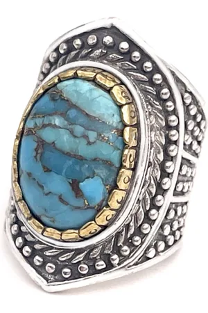 Jalan Jalan Blue Turquoise Mohave Ring