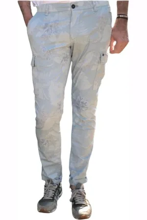 Masons Floral Print Cargo Trousers