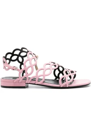 Sergio Rossi Spiral Design Sandals